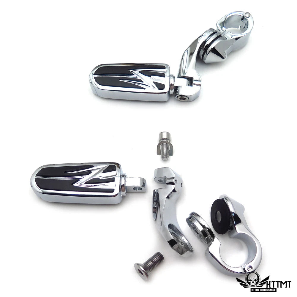 FootPeg Kit for Harley Dyna Softail (2.5", 1.25" Engine Guard)