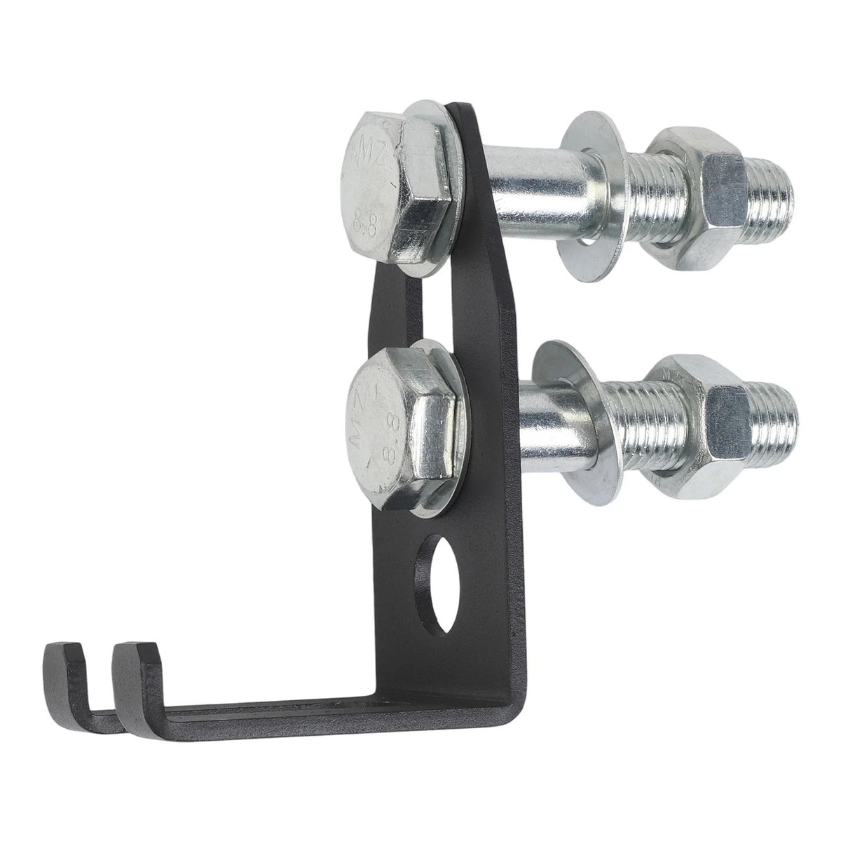 Space Saving Barbell Storage Hook for Squat Rack (50mm Hole Spacing)