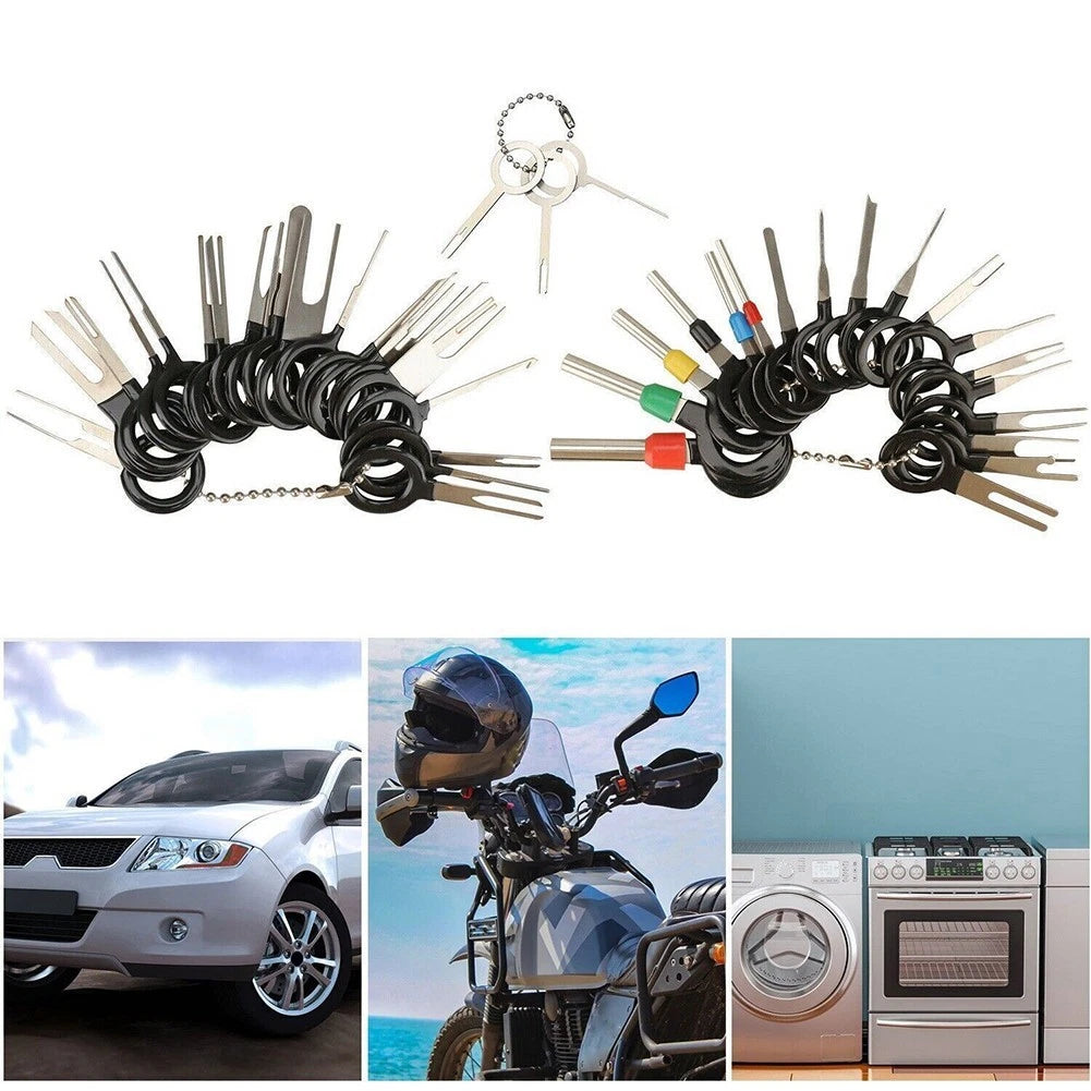 41PC Wire Terminal Extraction Tool Kit for Automotive and Home Use