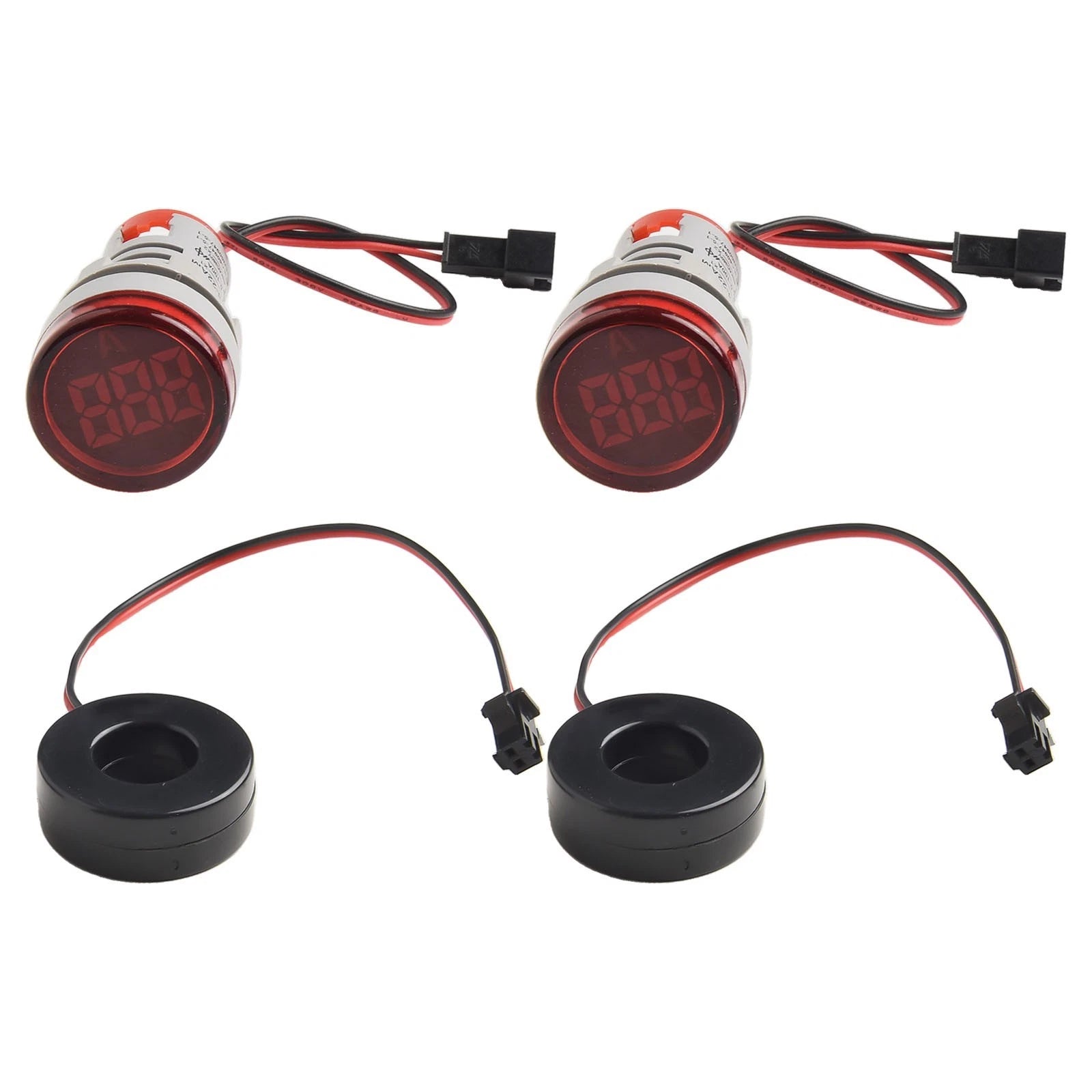Digital AC Current Meter Set of 2