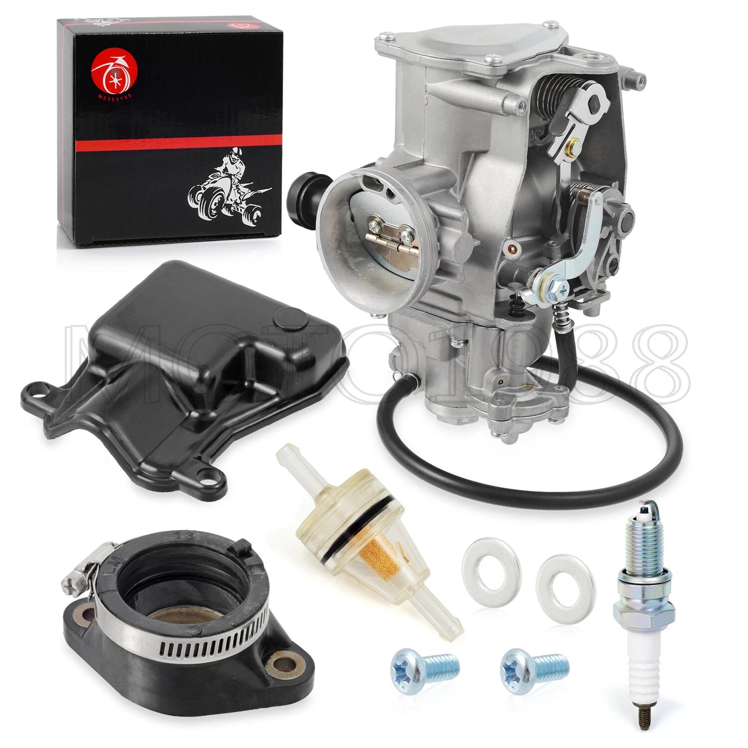 Carburetor & Intake Manifold Boot for Honda FourTrax TRX250X (1987–1992)