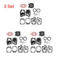 Set of 3 Carburetor Repair Kits for Walbro K20-WYL (Honda Echo, Kawasaki)