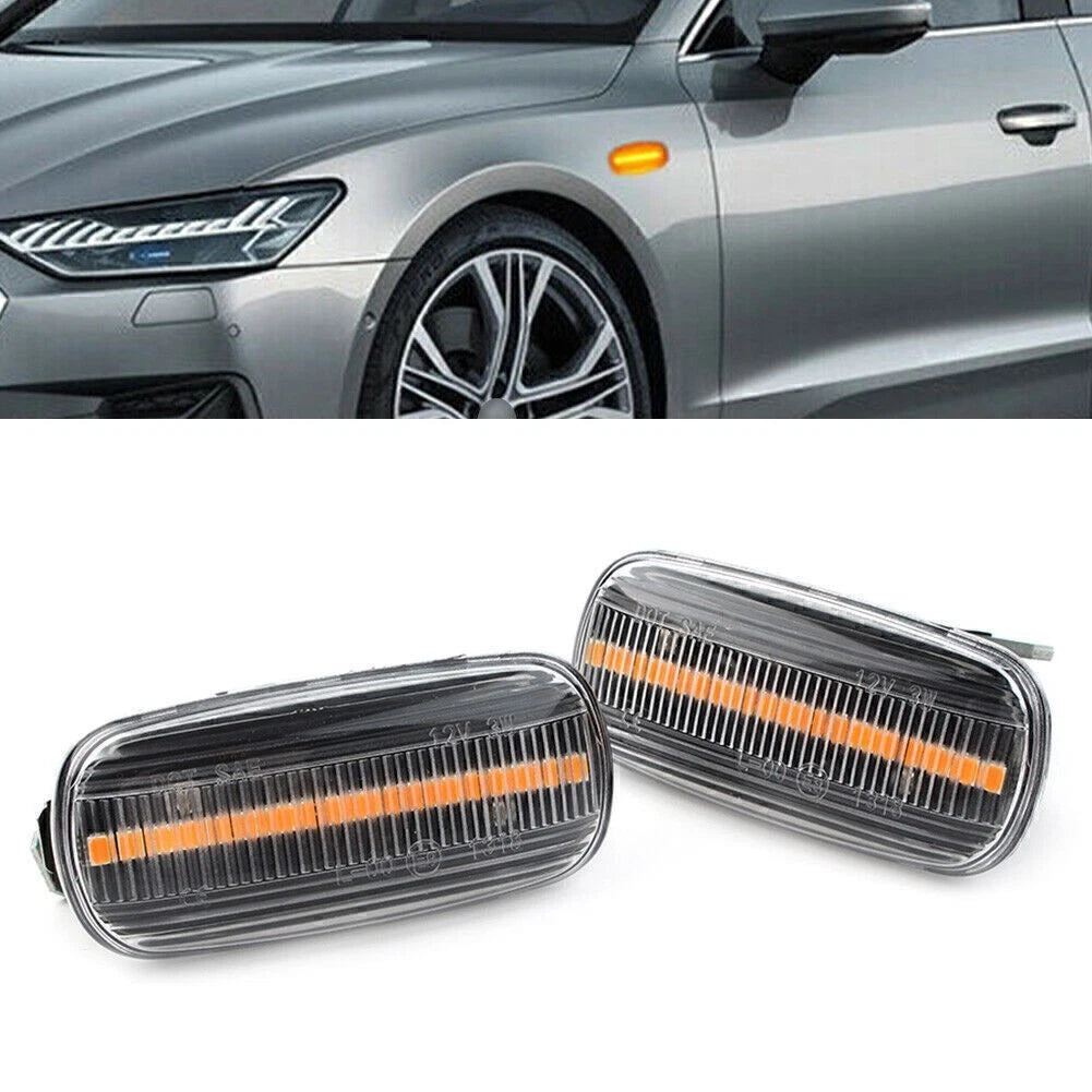 LED Side Marker Signal Light Pair for Audi A4 S4 B6 B7 A6 C5 C7