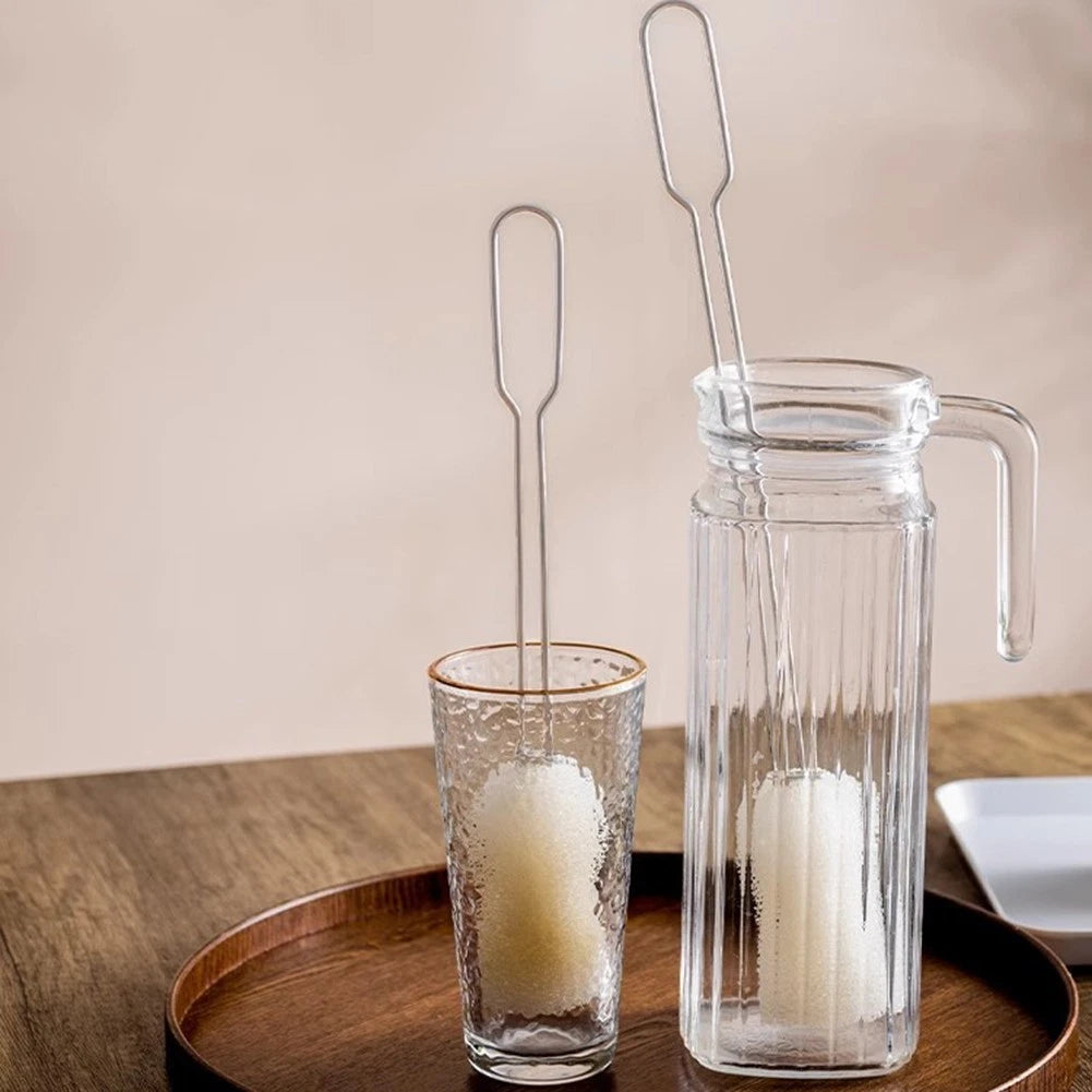 Sponge Head Scrubber for Cleaning Glasses