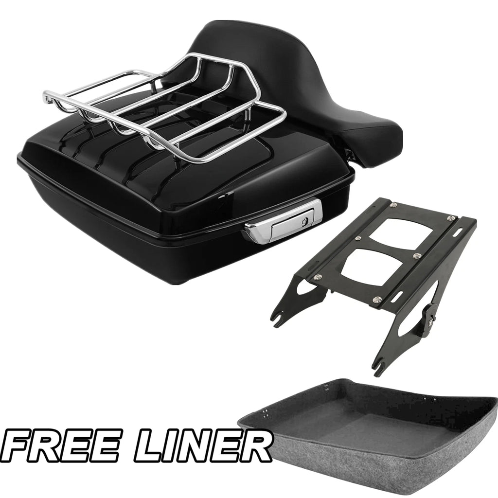 Chopped Trunk Pad Mount Rack for Harley Touring Electra Glide (2014–2026)