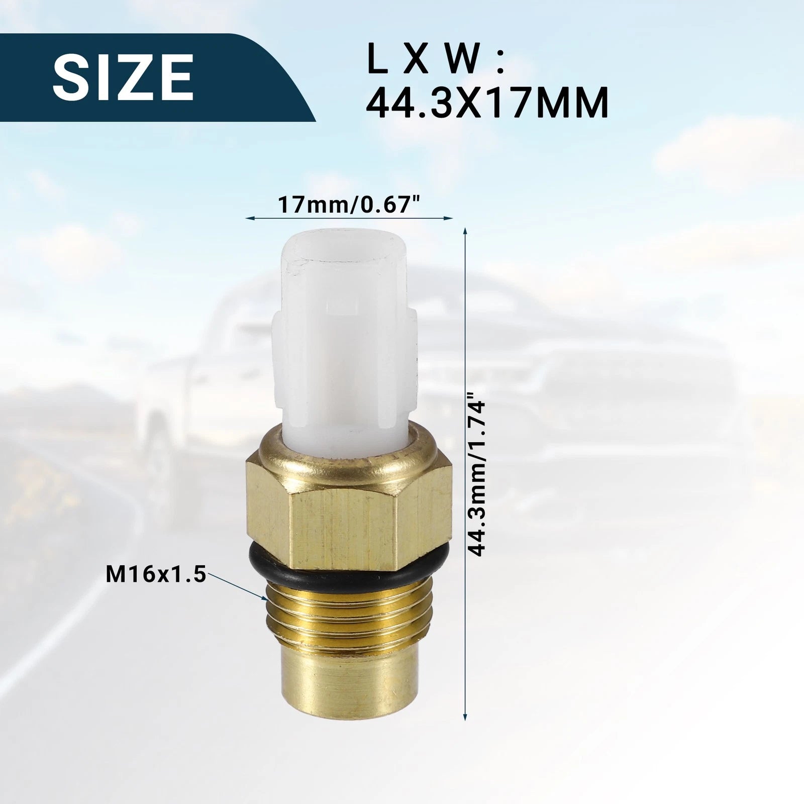 Coolant Temperature Sensor Durable Water Temp Sensor for Toyota Corolla (1998–2013)