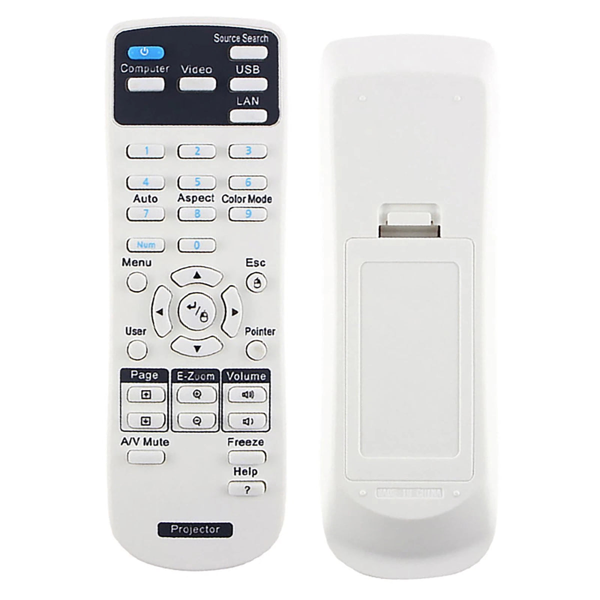ABS 433MHz Remote Control for Epson CB-S04, CB-S04E, CB-X04, CB-W04, U04
