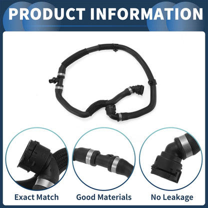 Radiator Hose for BMW X3 (2018–2019), X4 (2019) No. 17127535542 Rubber