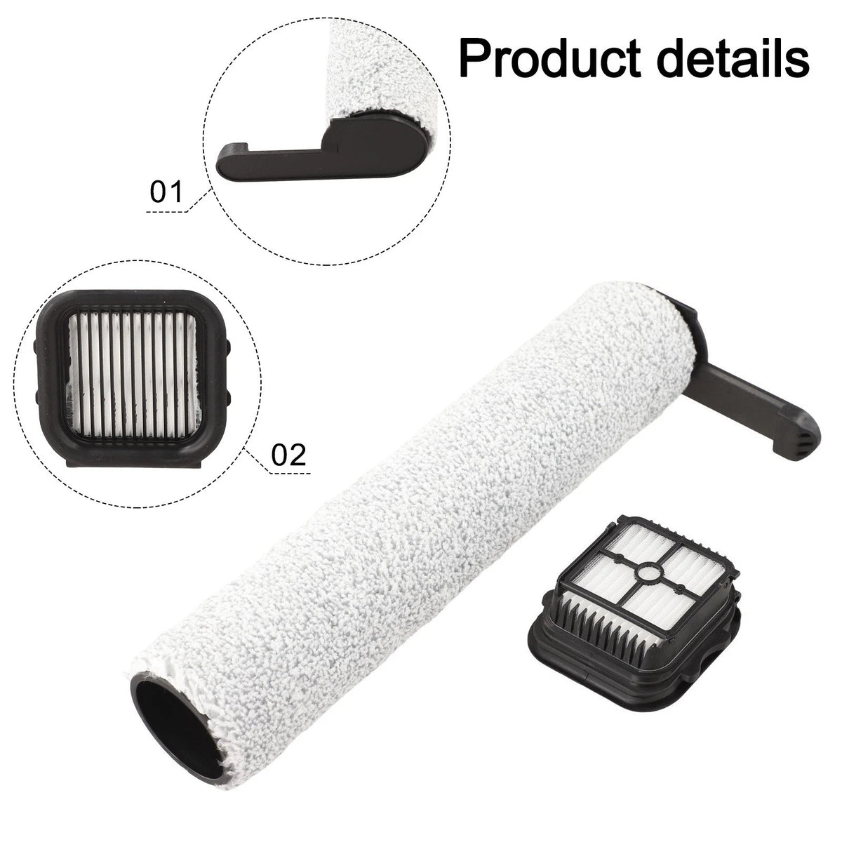 Vacuum Roller Brush Filter for ED12 Pro Max (2023)