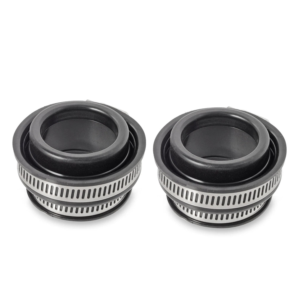 Set of 2 Air Box Frame Rubber Boots w/Clamps for Honda TRX 250X 300EX 300X (1987–2009)