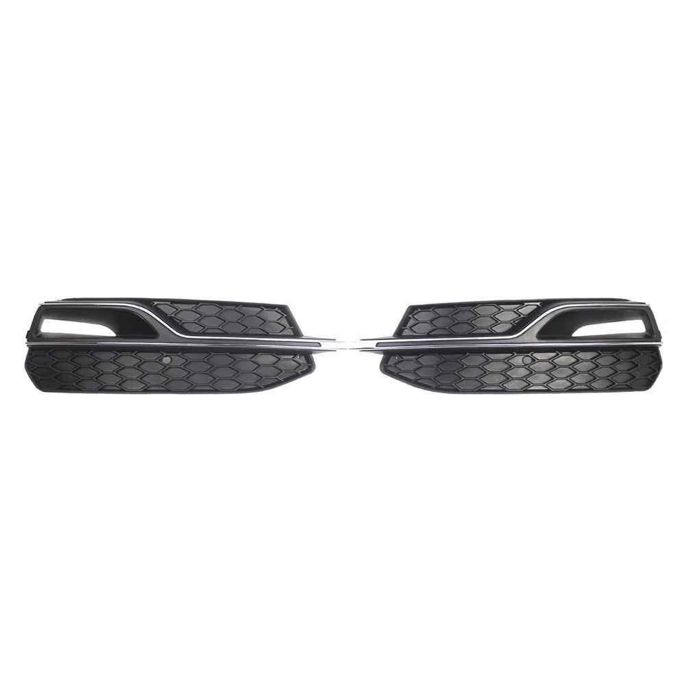 1 Pair Front Fog Light Bezel Honeycomb Grille for Audi A3 S3 (2013–2017)