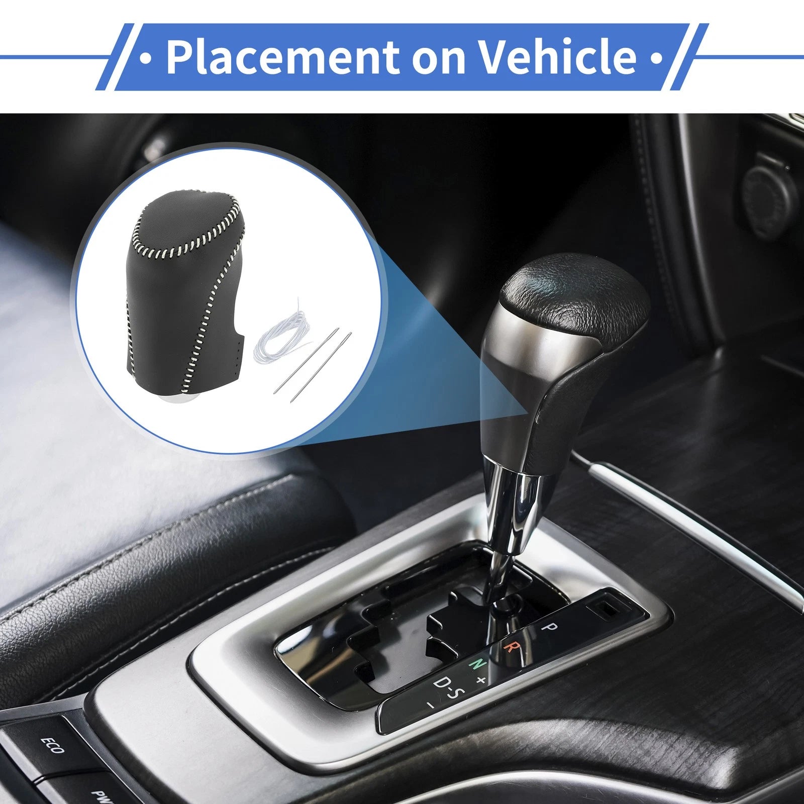 Gear Shift Knob Cover Replacement for Chevrolet Malibu (2016–2020)