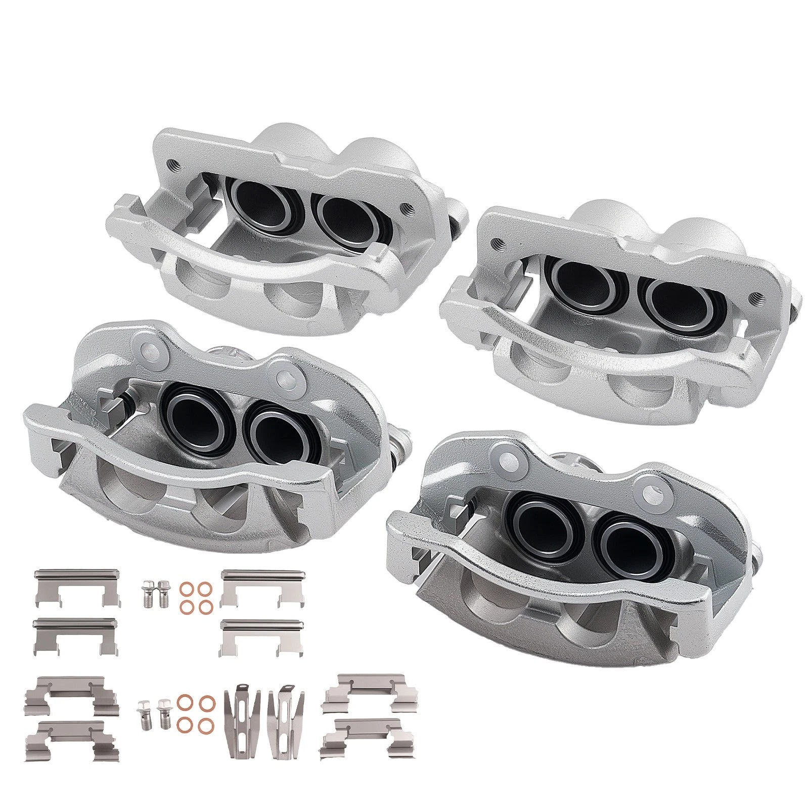 Front Rear Brake Calipers w/ Bracket for Cadillac Escalade (2002–2023)