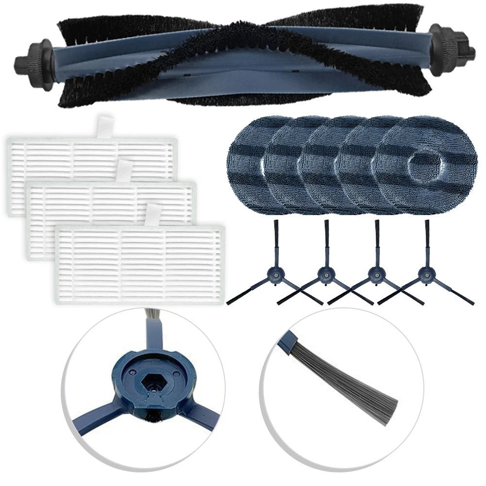Accessory Kit for eufy Robot Vacuum (Main Brush & 5 Mop Cloths)