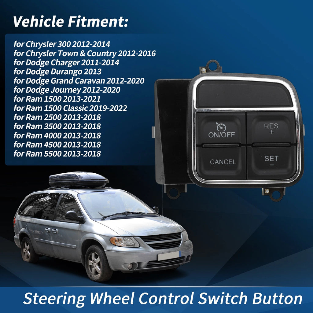 Cruise Control Switch Right Side for Dodge Grand Caravan Journey (2008–2020)