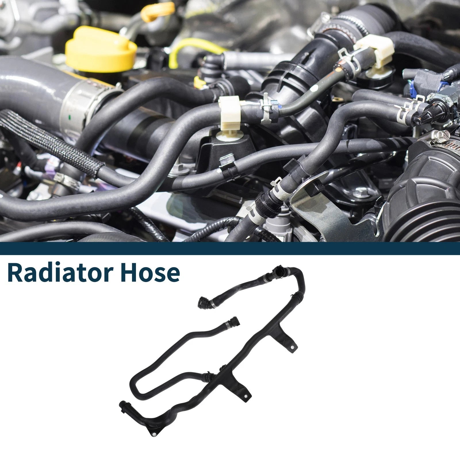 Radiator Hose Coolant Pipe Replacement for BMW 1 Series E81 116i 120i (2007–2011)