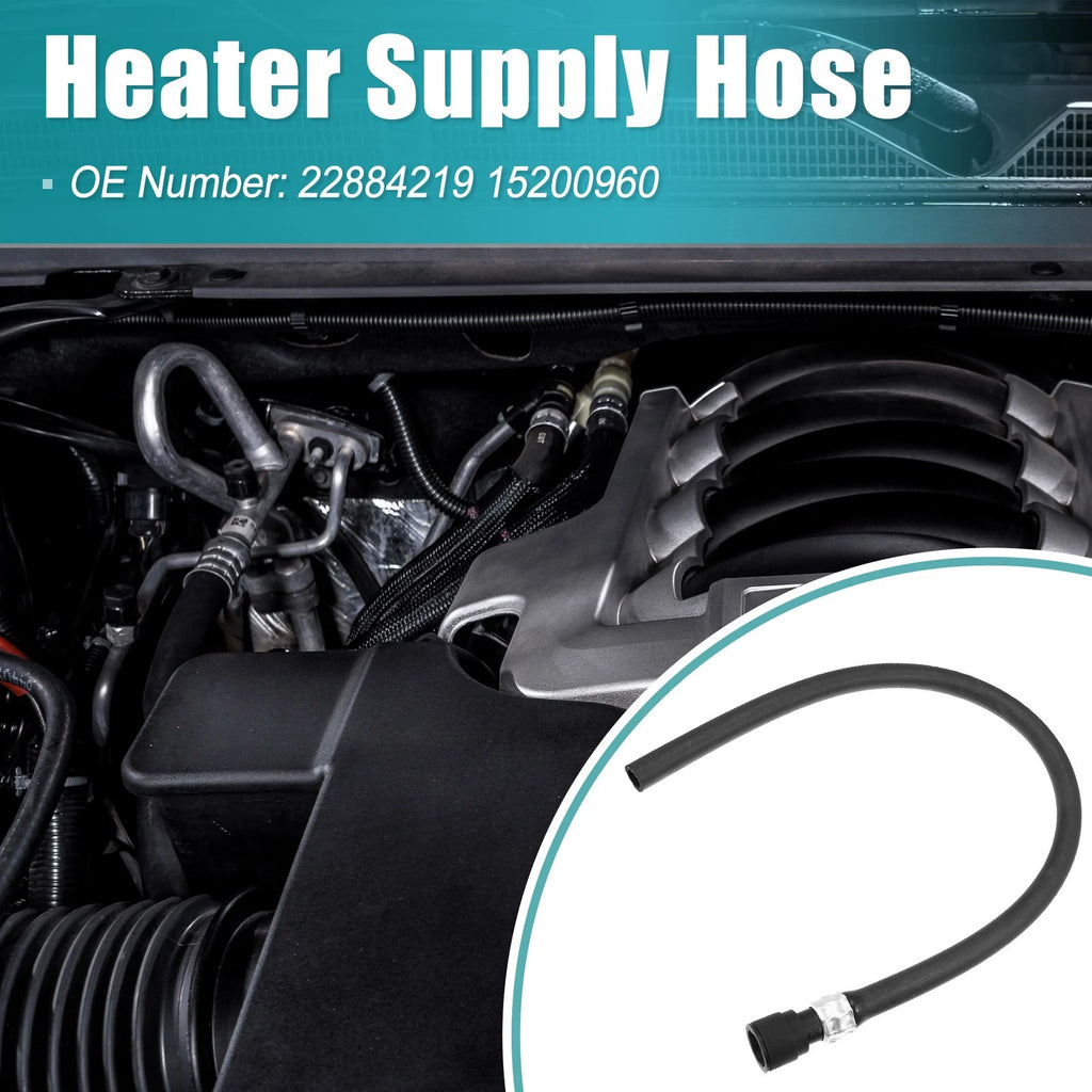 Car Heater Hose Assembly Replacement for Chevrolet Silverado GMC Sierra HD (2007–2019)