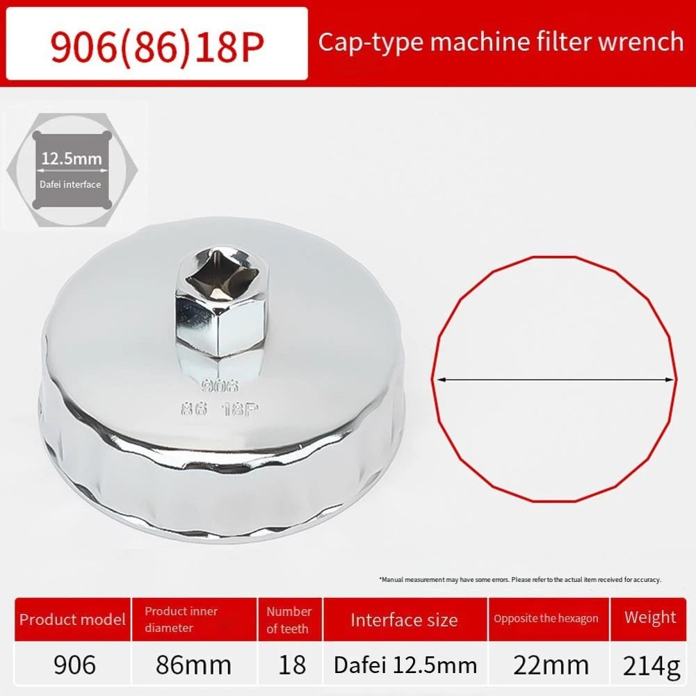 Vehicle Compatibility Wrench Remover Oil Change Efficient Oil Filter Removal