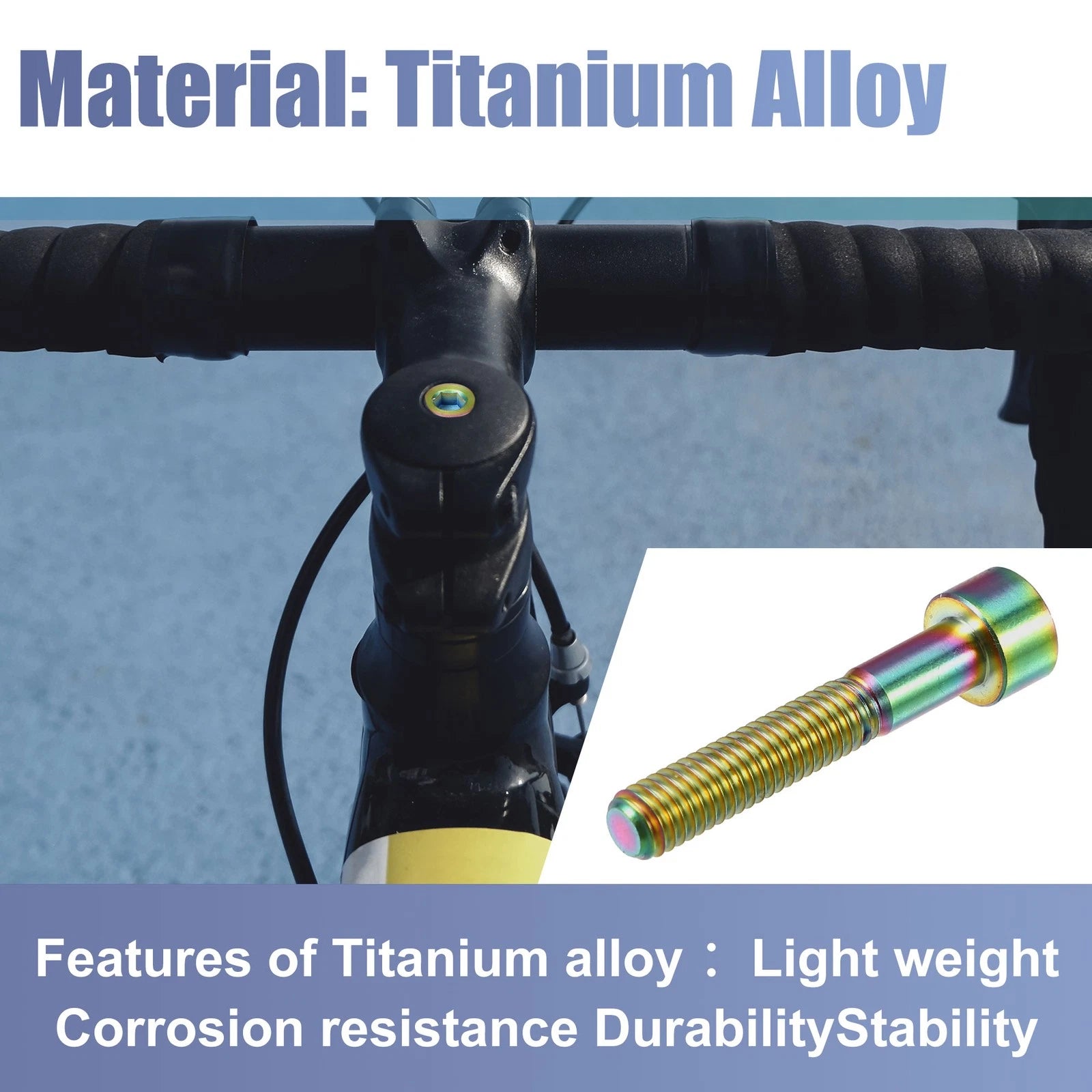 Bike Stem Bolt M6x35 Replacement for Universal Bicycle Headset Stem (2000–2000)