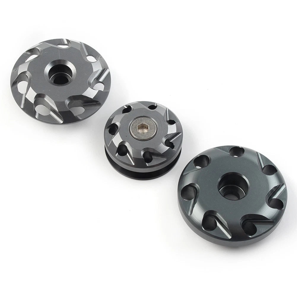 3X CNC Frame Hole Covers for Kawasaki Ninja 1000 Z1000 Z1000SX (2011–2023)