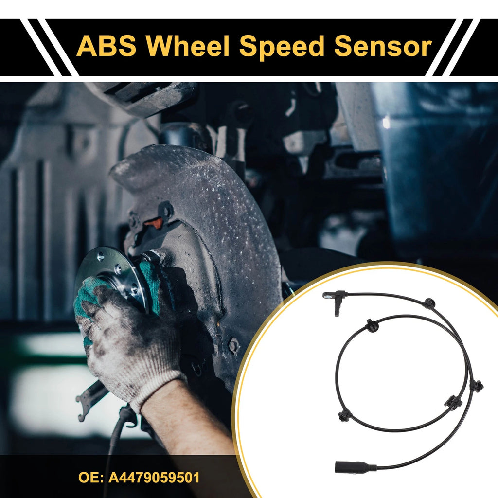 ABS Wheel Speed Sensor Front Left Replacement for Mercedes-Benz Metris (2016–2017)