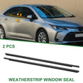 2pcs Front Left Right Weatherstrip Window Seal Replacement for Toyota Corolla (2003–2008)