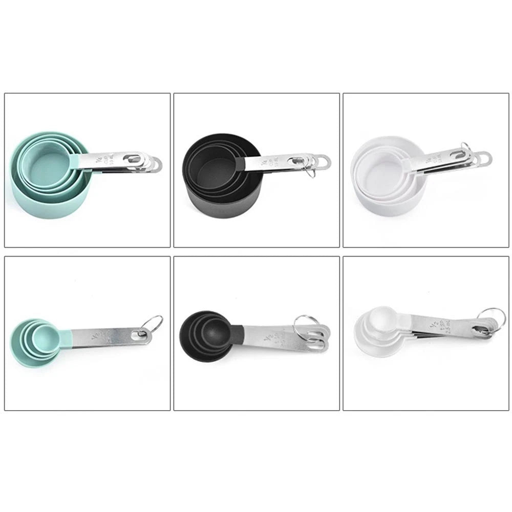 Set of 4 Stainless Steel Measuring Tools