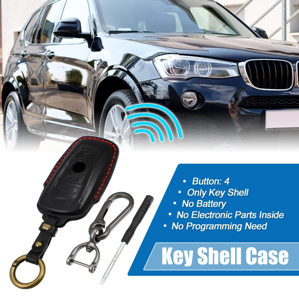 Remote Key Fob Case Cover 4 Button Replacement for BMW 3 Series (1998–2019)