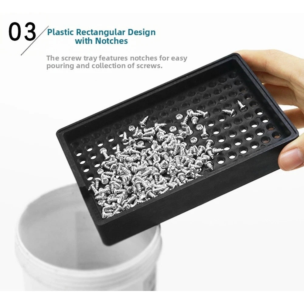 Plastic Tray for Screw Counting and Arrangement (1mm to 4mm) Anti Static