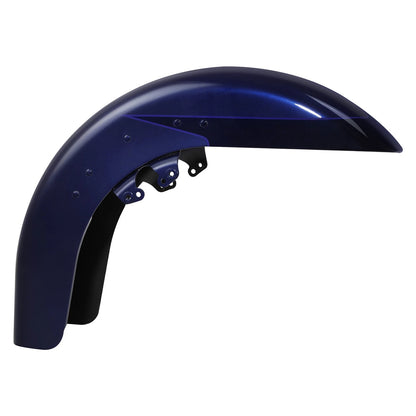 Front Fender for Harley Touring FLTR, FLHX (2014–Present) Zephyr Blue/Black Sunglo