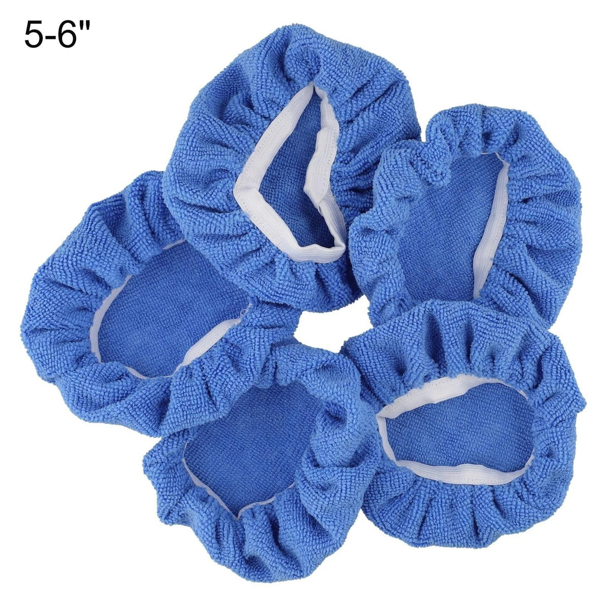 5X Soft Microfiber Auto Car Polisher Pad Set