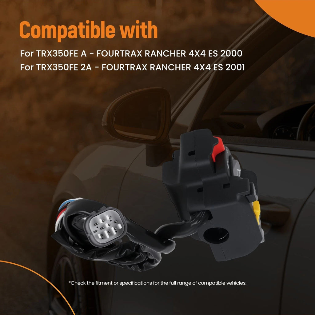 Left Handlebar Shift Start Stop Switch for Honda TRX350FE/TE (2000–2003)