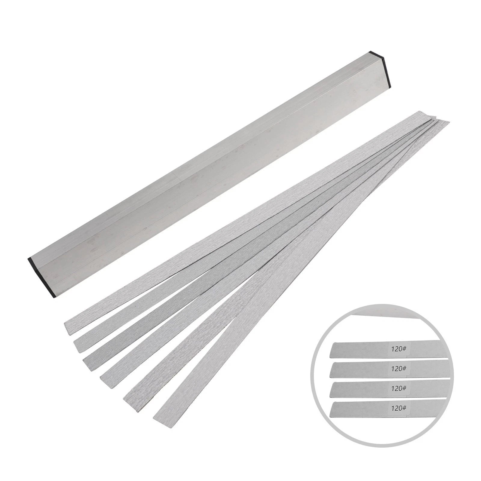 Fret Leveling Bar Tool with Sandpaper Kit for Guitar (Essential Luthier)