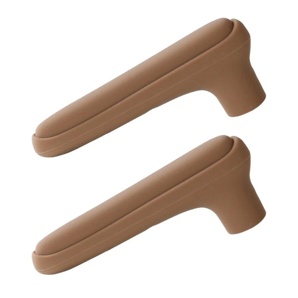 Silicone Door Handle Cover Set of 2 for Flat Square Handles (15.1x5.9cm)