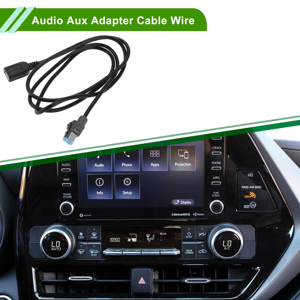 Audio Aux Adapter Cable for Nissan Teana (2003–2019)