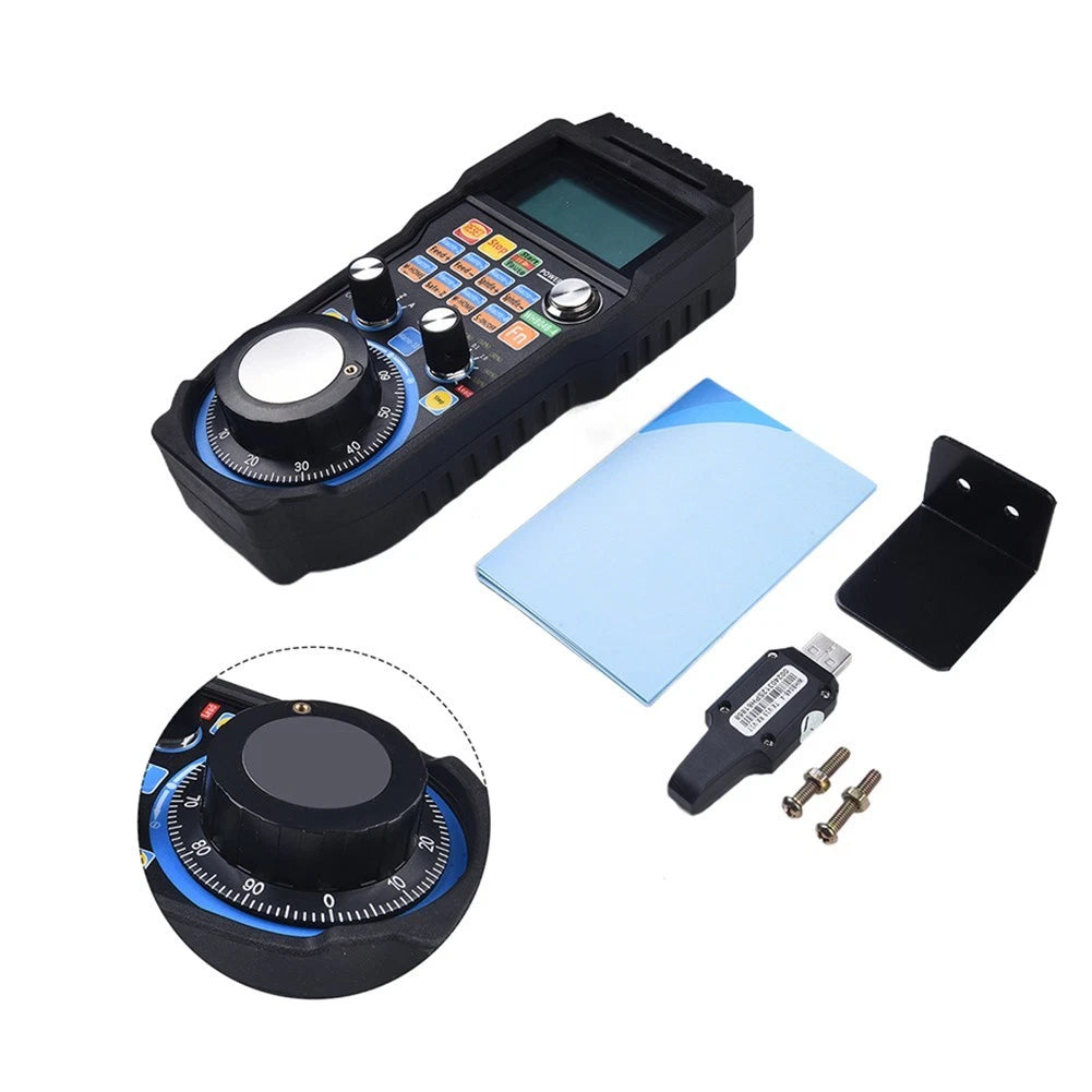 USB Wireless CNC Handwheel MPG with LCD Display for X Y Z A B C Control
