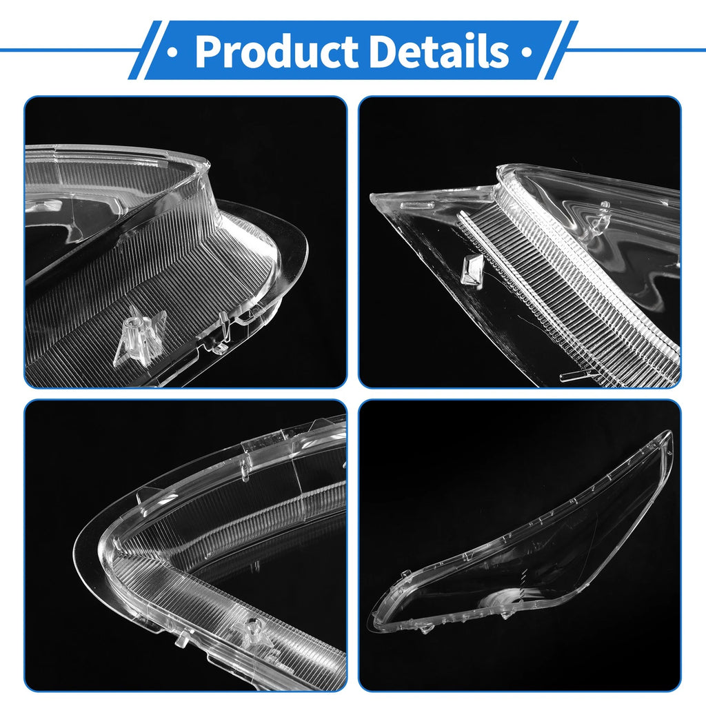 Headlight Lens Cover for Hyundai Sonata (2015–2017) PC Clear