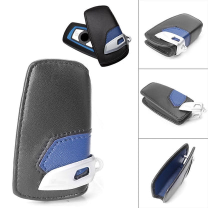Leather Key Fob Case for BMW 3 5 7 Series X3 (2000–2023)