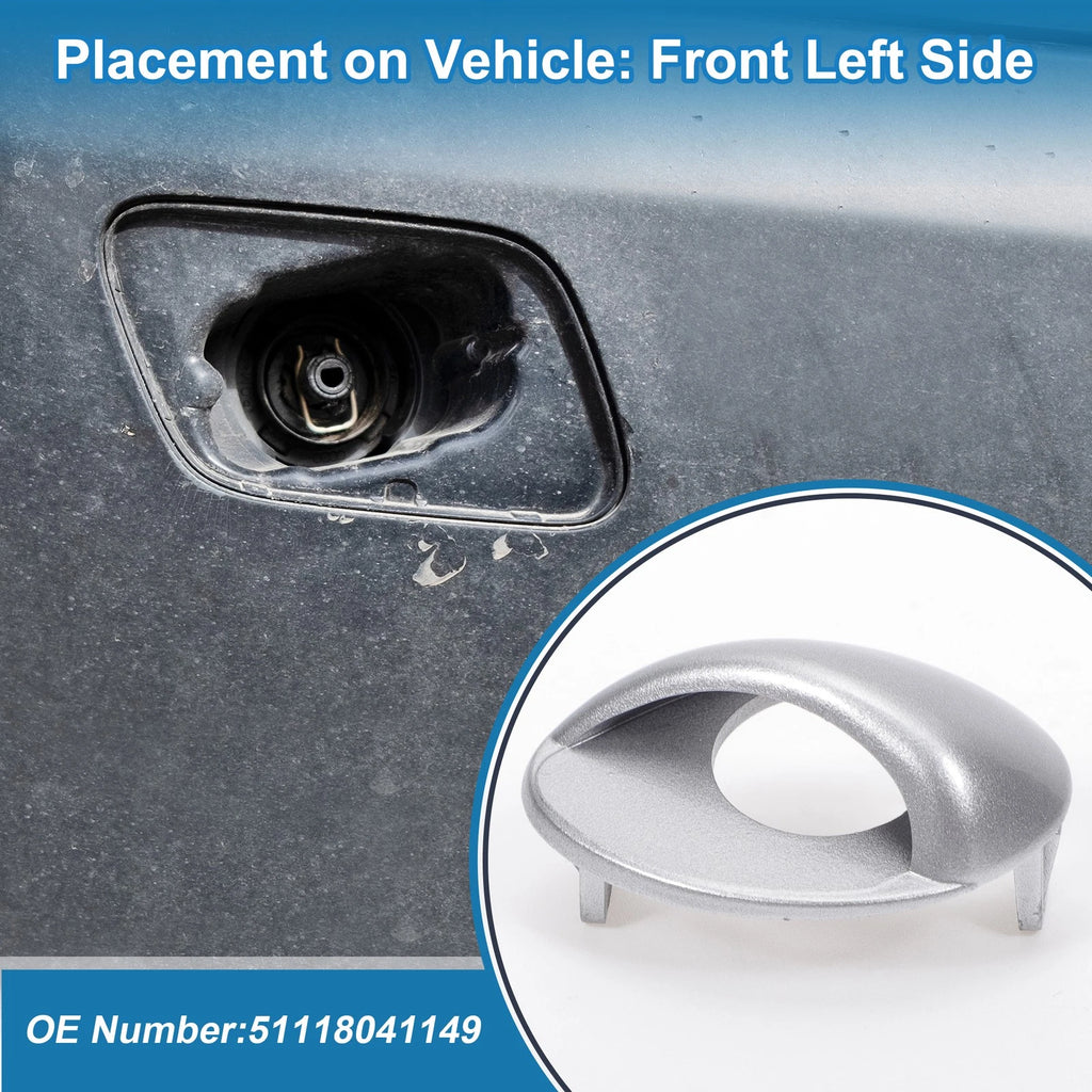 Front Left Headlight Washer Nozzle Cover Cap for BMW M3 (2008–2013)