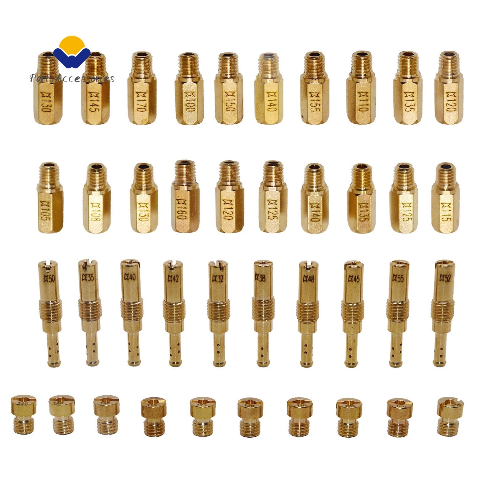 40pcs Carburetor Jet Kit for PWK Keihin OKO CVK