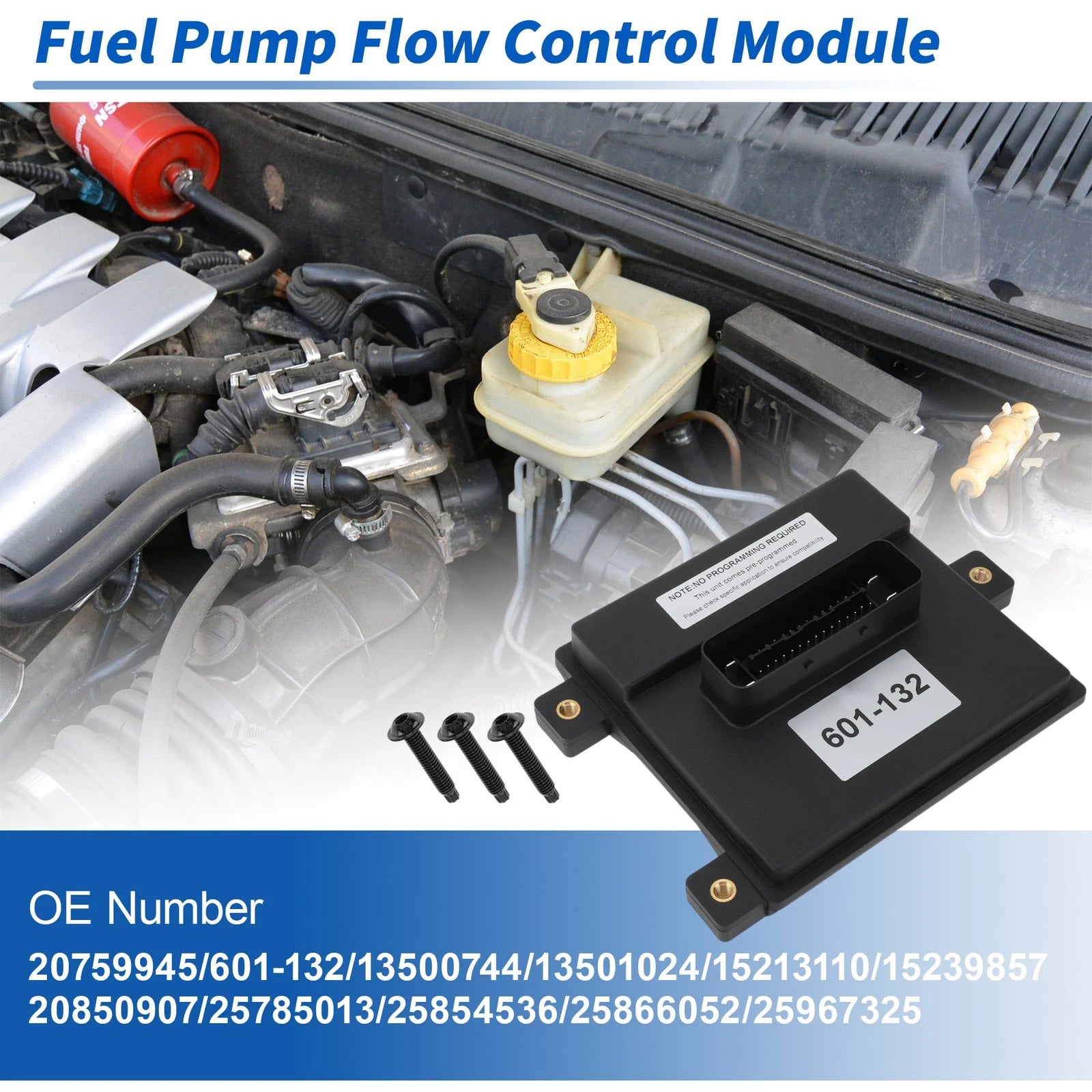Fuel Pump Driver Module Replacement for Chevy Silverado Avalanche Tahoe (2007–2013)