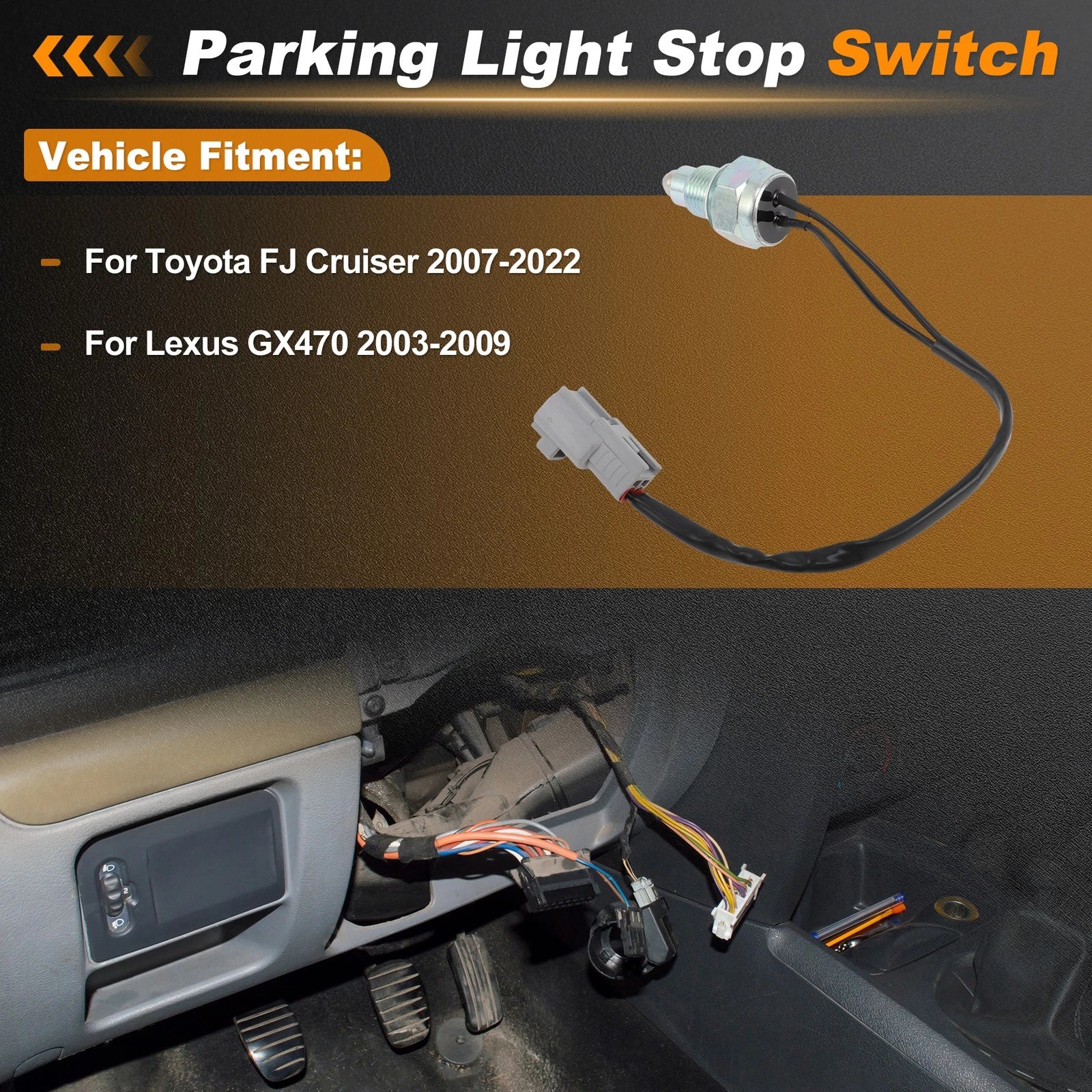 Brake Light Switch Replacement for Toyota FJ Cruiser (2007–2022)