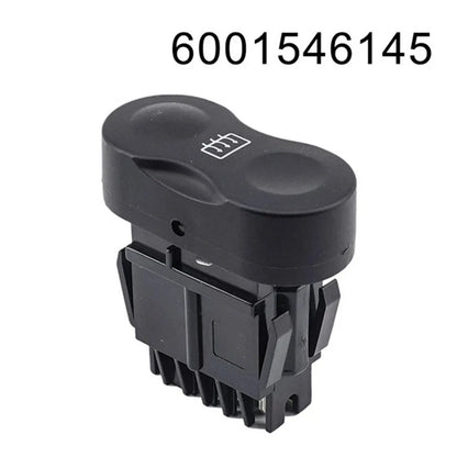 Rear Window Defrost Heater Switch Button for Renault Logan (2008–2021) 6001546145