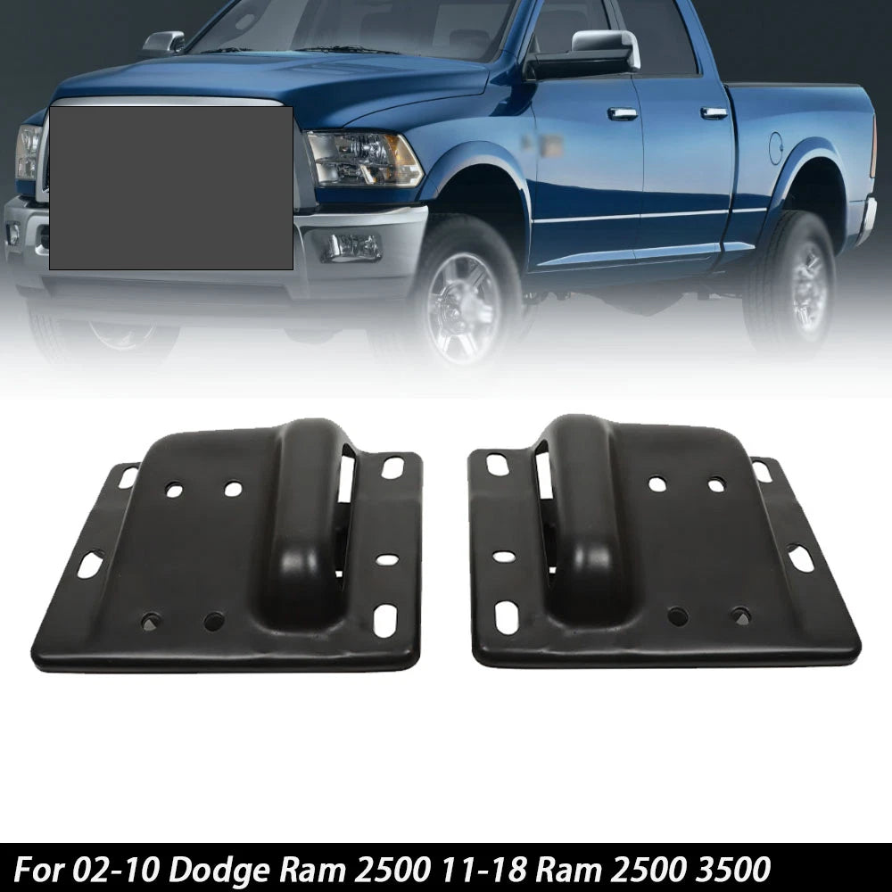 2 Pcs Front Bumper Bracket for Dodge Ram 2500 2002–2010 & 3500 2011–2018