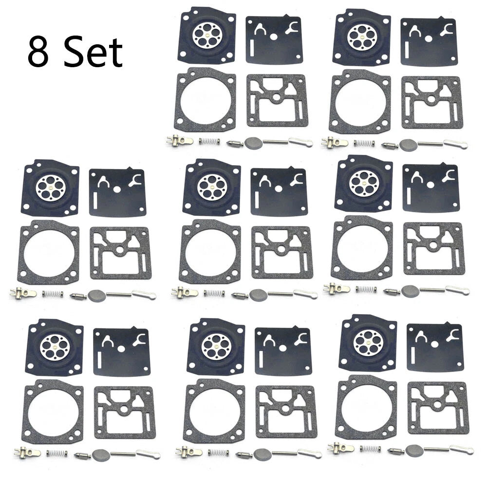 Set of 8 Carburetor Gasket Repair Kits for Stihl MS440 044 (ZAMA RB-36)