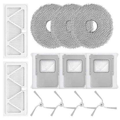 Replacement Mop Cloth Dust Bag and Side Brush for DJI ROMO Series