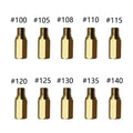 10pcs Carburetor Main Jets Kit for CVK K100-K140 (Replacement)