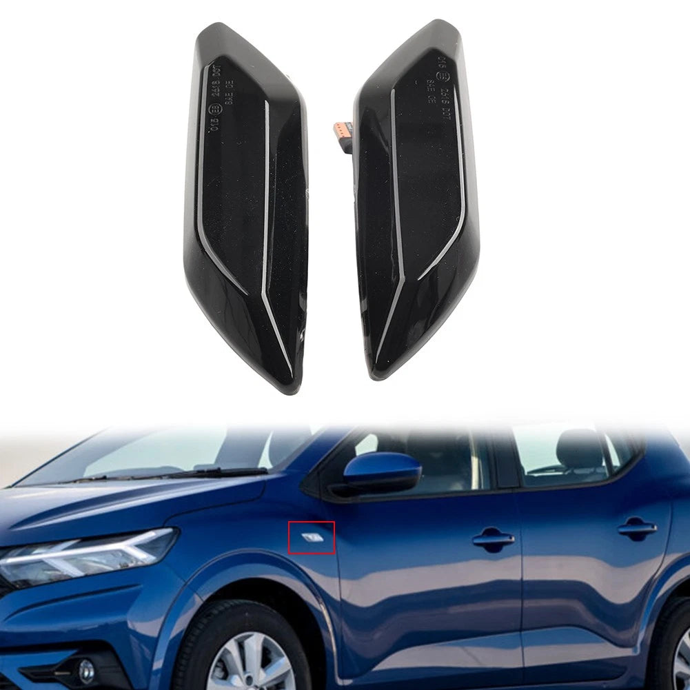 Front Side Marker Lamp Turn Signal lights For Dacia Sandero Stepway MK3 2021+