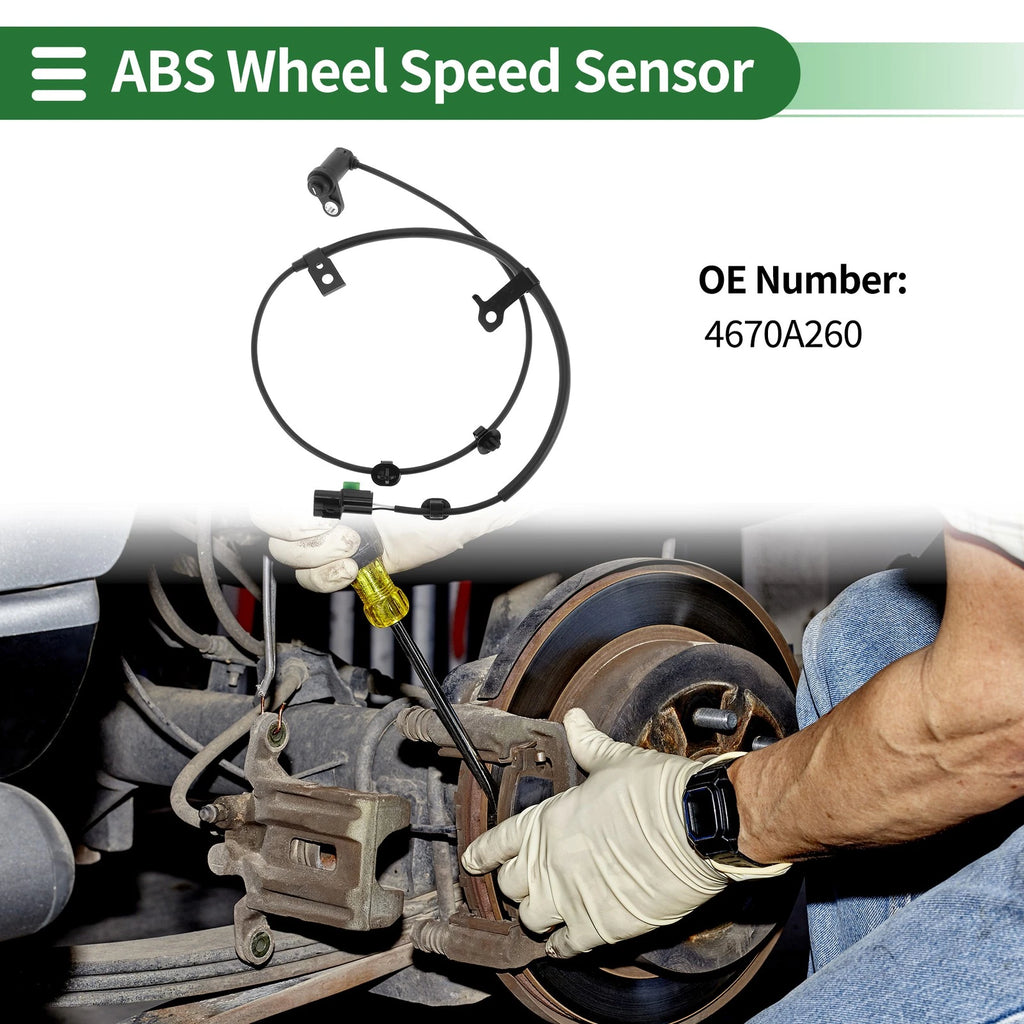 ABS Wheel Speed Sensor Replacement for Mitsubishi Montero Sport (2009–2015)
