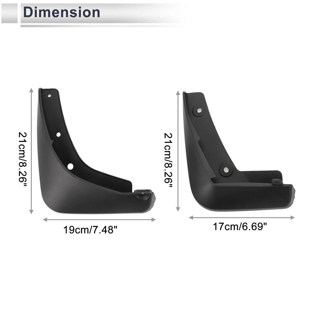 Mud Flaps Splash Guards 1 Set Mud Guards for Mazda Axela (2020–2023)